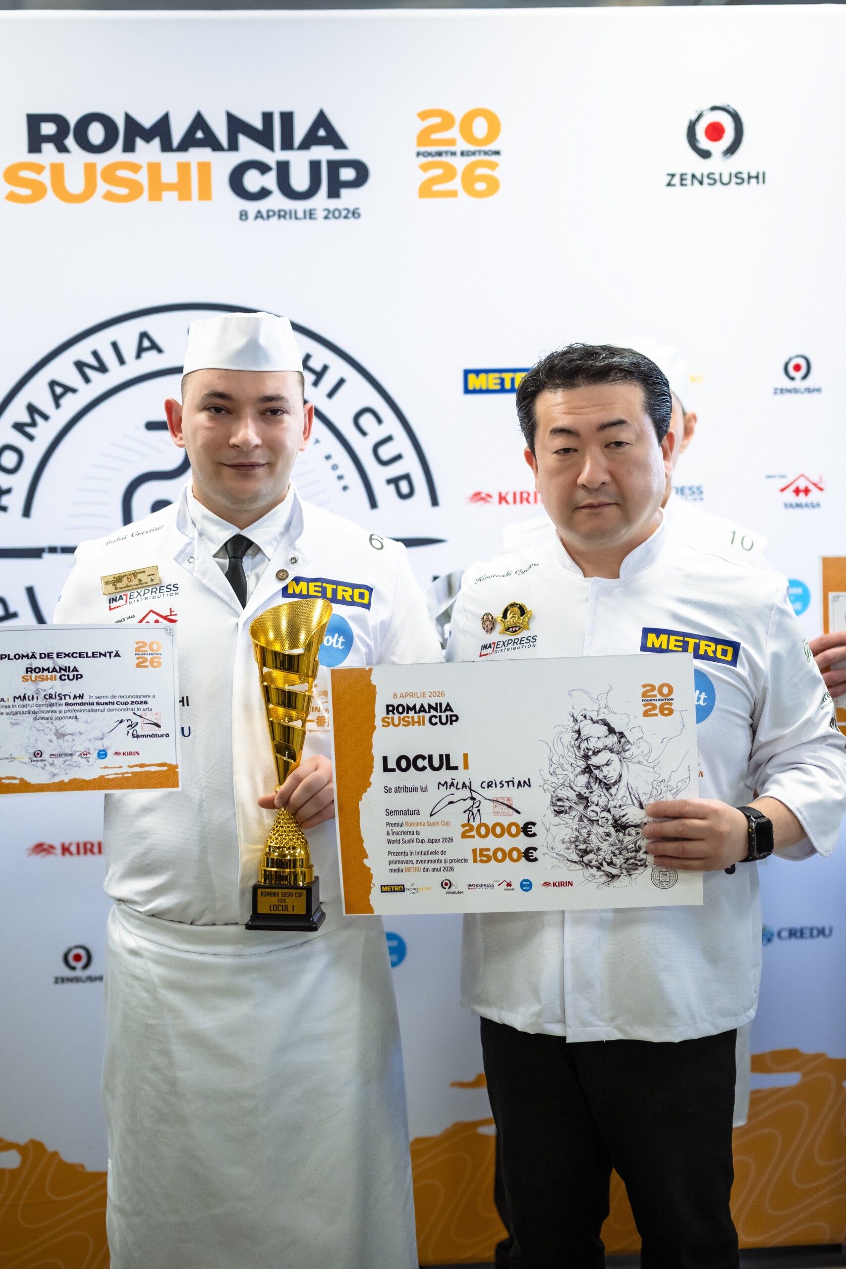 Cristian Malai din Cluj este campionul Romania Sushi Cup 2026 si va reprezenta România la Tokyo